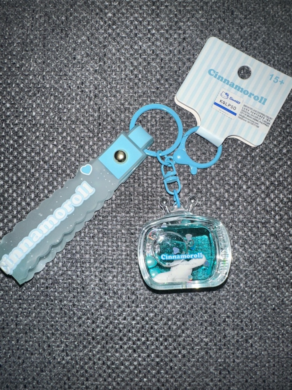 Blue Kids Keychain Bag Charm